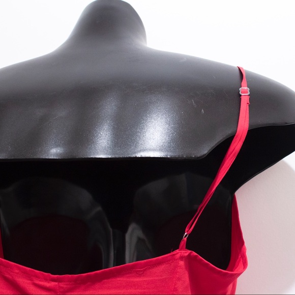 BCBGMAXAZRIA Lauryn Lipstick Red Dress - Picture 11 of 15